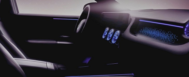 Mercedes-Benz EQA cockpit teaser