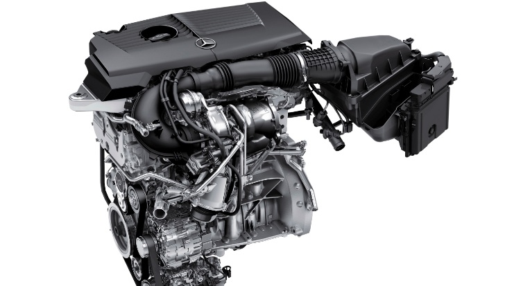 Mercedes-Benz M270, 1.6-liter turbocharged four-cylinder.