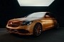 Mercedes-Benz Turns Its Maybach S 560 Into a Glittery Gold Modern "Chariot"