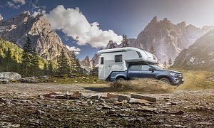 Mercedes-Benz Turns The X-Class Pickup Into a Camper Van and a Mobile Kitchen