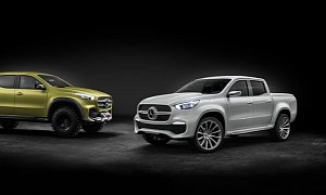 Mercedes-Benz Unveils Two-Flavored X-Class Concept Pickup in Stockholm