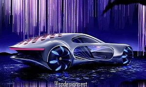 Mercedes-Benz Vision AVTR Coupe Rendered, Looks Better Than the Original