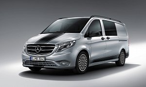 Mercedes-Benz Vito Sport Line Gets Racing Stripe and Sports Suspension