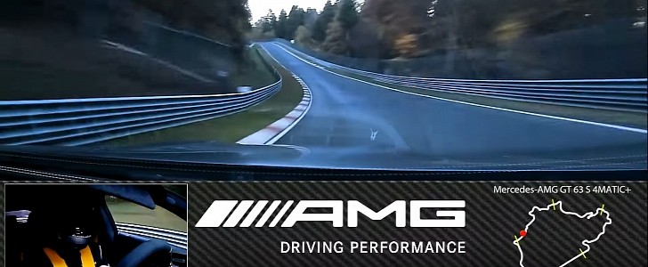 2021 Mercedes-AMG GT 63 S 4Matic+ lapping the Nurburgring