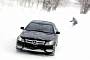 Mercedes C-Class Coupe With 4MATIC Tows Snowboarder