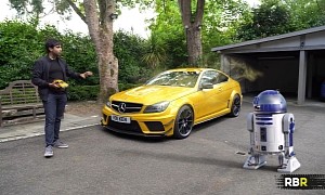 Mercedes C63 AMG Black Series Gets Solarbeam Yellow Swap and a Bonkers Interior
