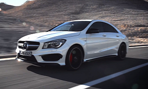 Mercedes CLA 45 AMG Makes Dynamic Video Debut