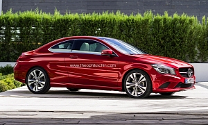 Mercedes CLA Two-Door Coupe Rendering