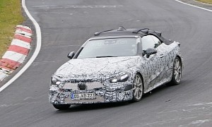 Mercedes CLE Cabriolet Spied on the Nurburgring, It's Out for A5 and 4 Series Blood