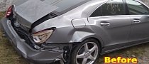 Mercedes CLS Gets Massive Trunk Repair from Russian Mechanic
