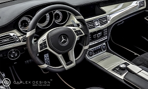 Mercedes CLS White Pearl by Carlex Design
