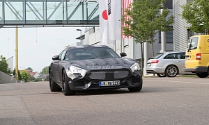 Mercedes Confirms SLC AMG Sportscar (C190) by Releasing Spyshots