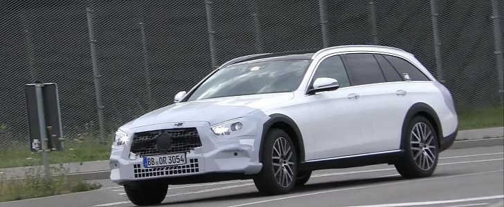Mercedes E-Class All-Terrain Facelift Spied Getting Ready for Fight With Volvo a
