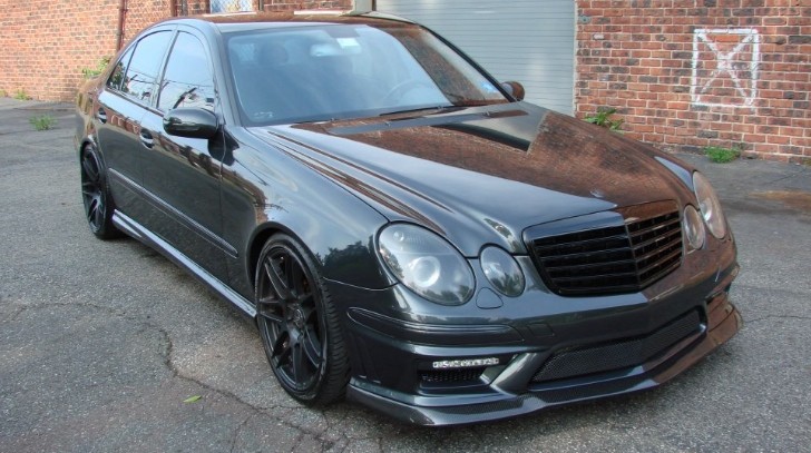 Mercedes E-Class with AMG parts