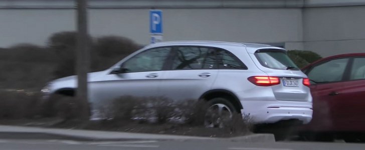 Mercedes EQ Electric SUV Spied Next to GLC, Makes Weird Exhaust Smoke