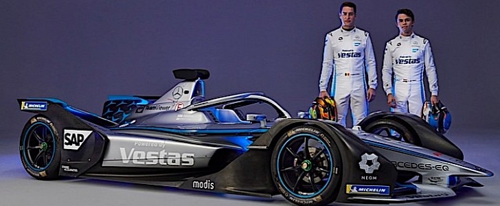 Mercedes-EQ Silver Arrow 02 and drivers for Formula E season 8