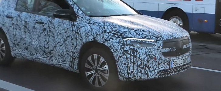 Mercedes EQA Spied in Germany, Shows Front End Revisions