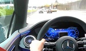 Mercedes EQE Test Drive Leaves the Beaten Path, Hits the Highway Instead