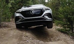 Mercedes EQS SUV Hits the Road on YouTube, Makes an Impression During Test-Drive Sessions
