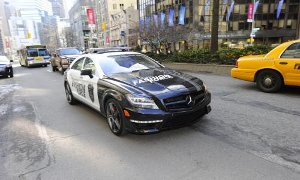 Mercedes Fashion Police Patrols NY in a 2012 CLS 63 AMG