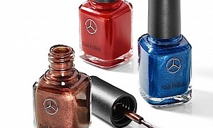 Mercedes Finger Nail Polish, Christmas Gift to Match the Color of the Car