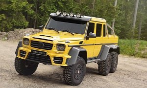 Mercedes G63 AMG 6x6 Tuned to 840 HP by Mansory, Stuffed with Carbon