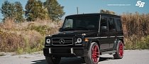 Mercedes G63 AMG Gets Sharp Looking PUR Candy Apple Wheels