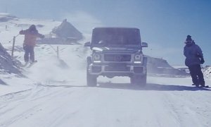 Mercedes G63 AMG Goes Skiing with the Pros in Latest Ad