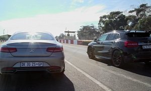 Mercedes GLA 45 AMG Wins Drag Race Against S 65 AMG Coupe
