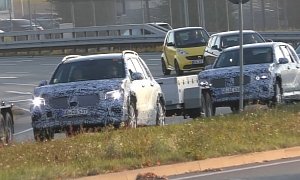 Mercedes-Benz GLB-Class Fleet Challenges VW Tiguan to Towing Trailers