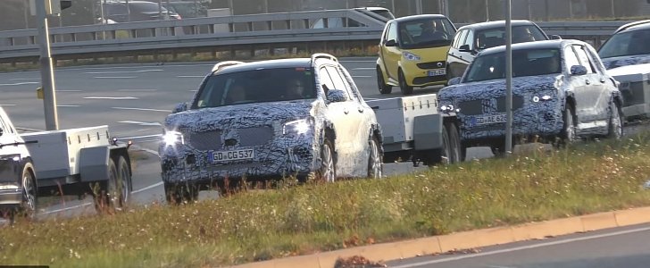 Mercedes GLB-Class Fleet Challenges VW Tiguan to Towing Trailers