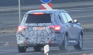 Mercedes GLB-Class Shows Taillights in Germany