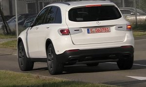2019 Mercedes-Benz GLC-Class Facelift Spied in Germany With Minimal Camo