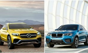 Mercedes GLC Coupe vs. BMW X4: The Sports Activity Coupe Battle Continues