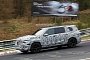 Mercedes GLS Prototype Passing "AMG 50 Years" Nurburgring Billboard Feels Ironic