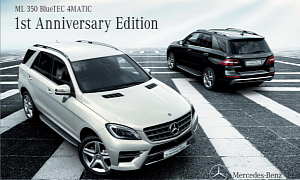 Mercedes Launches ML350 BlueTEC Anniversary Edition in Japan