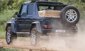 UPDATE: Mercedes-Maybach G650 Laundaulet Does Safari in South Africa, Meets Lion