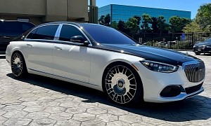 Mercedes-Maybach S 580 Flaunts Executive White n’ Black ‘Tuxedo Edition’ Look on 22s