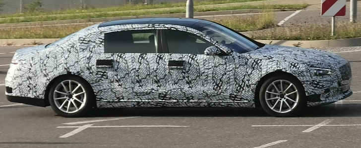 Mercedes-Maybach S-Class Spied in Germany, Will Have "Eyes-Off" Level 3 Autonomy