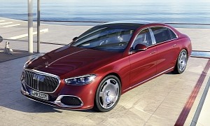 Mercedes-Maybach's First PHEV Car Breaks Cover With Red Looks and 62 Miles of EV Driving