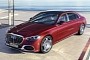 Mercedes-Maybach's First PHEV Car Breaks Cover With Red Looks and 62 Miles of EV Driving