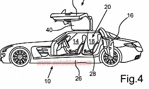 Mercedes Patents Four-Door SLS AMG?