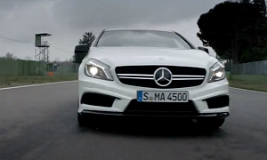Mercedes Presents A45 AMG in Fine Detail