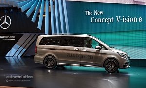 Mercedes Previews V-Class Plug-in Hybrid Van Revolution in Geneva