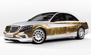 Mercedes S-Class Gets Trimmed in Real Gold by Carlsson