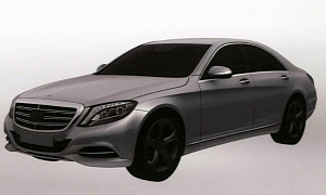 Mercedes S-Class Plug-in Hybrid Shows Up in Patent Photos