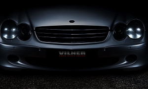 Mercedes SL Gets Custom LED Lights from Vilner