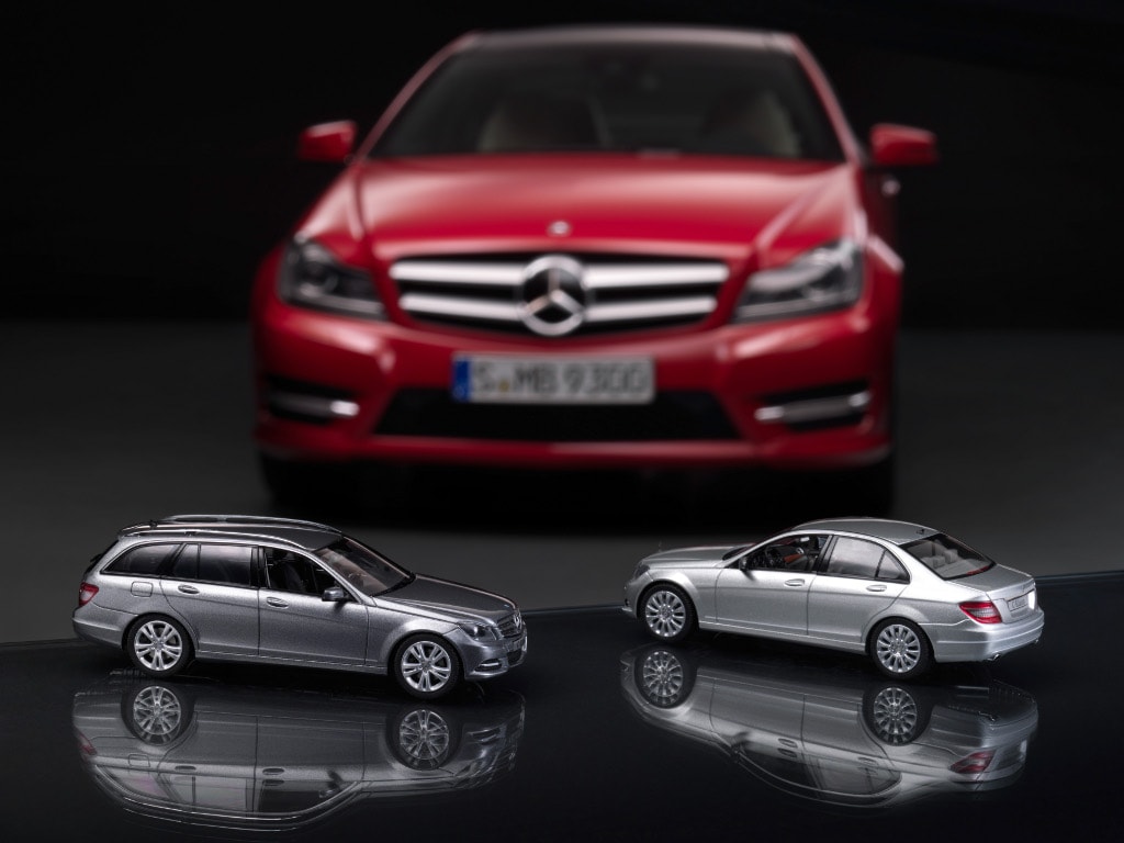 Mercedes SLK and C-Klasse Miniatures Hit the Shelves - autoevolution