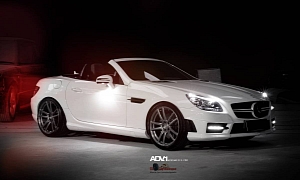 Mercedes SLK Receives ADV.1 Wheels