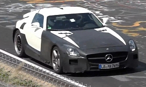 Mercedes SLS AMG Black Series Spied at the ‘Ring